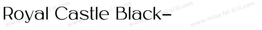 Royal Castle Black字体转换